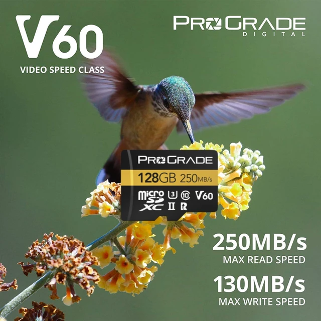 ProGrade Digital 铂格瑞 ProGrade TF卡V60 存储卡双排金手指 4k 128G