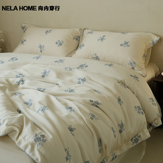 NELA HOME60支进口奥地利兰精天丝法式浪漫床上四件套凉感裸睡床品 云上花 1.5/1.8m床单/适用200*230cm被芯