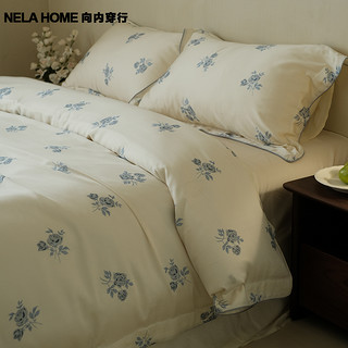 NELA HOME60支进口奥地利兰精天丝法式浪漫床上四件套凉感裸睡床品 云上花 1.5/1.8m床单/适用200*230cm被芯