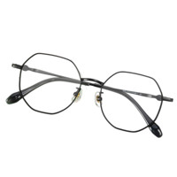 HD 汇鼎 2065 黑色钛架眼镜框+1.60折射率 非球面镜片
