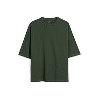 Gap 盖璞 男女款圆领短袖T恤 662321 橄榄绿 XL