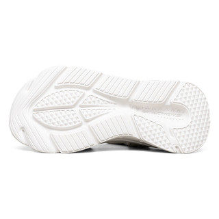 Skechers斯凯奇凉鞋女厚底魔术贴轻便时尚休闲透气涉水鞋111126 BKW黑色/白色 37  WHT白色 39