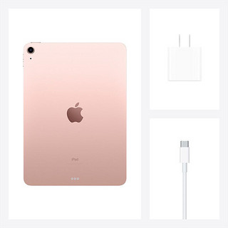 Apple 苹果 iPad Air 10.9英寸 平板电脑（ 2020年款 64G WLAN版/A14芯片/触控ID/全面屏MYFP2CH/A）玫瑰金色