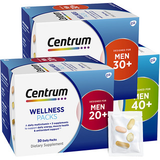 Centrum 善存 男士20岁+每日定制营养包 30袋