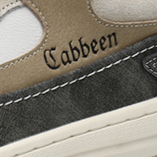 Cabbeen 卡宾 男士低帮休闲鞋 kb321125248 加绒款 沙色 39