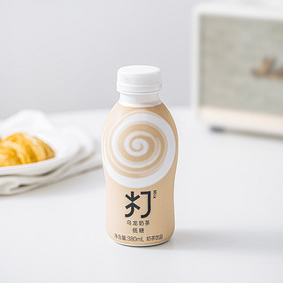 农夫山泉 打奶茶 乌龙奶茶(低糖)牛乳茶饮料380ml*6瓶 整箱