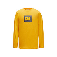 CAT 卡特彼勒 经典LOGO印花常规版男式长袖T恤