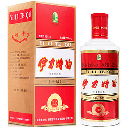 YILITE 伊力特 曲十年精制 绵柔型白酒 52度  500ml*6瓶