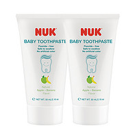 NUK 儿童安全牙膏 苹果香蕉味 50ml*2只