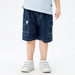 Purcotton 全棉时代 新款专柜正品男童休闲学院风裤子仿牛仔中裤棉