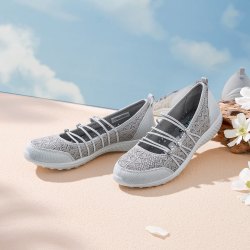 skechers斯凯奇女鞋舒适网面鞋一脚蹬玛丽珍鞋休闲鞋女单鞋