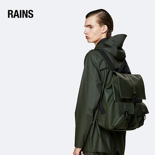 RAINS MSN Cargo 双肩包书包电脑包运动包防水多口袋学院背包