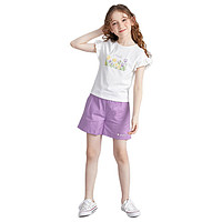 Deesha 笛莎 B32229601 女童五分裤 紫色 170cm