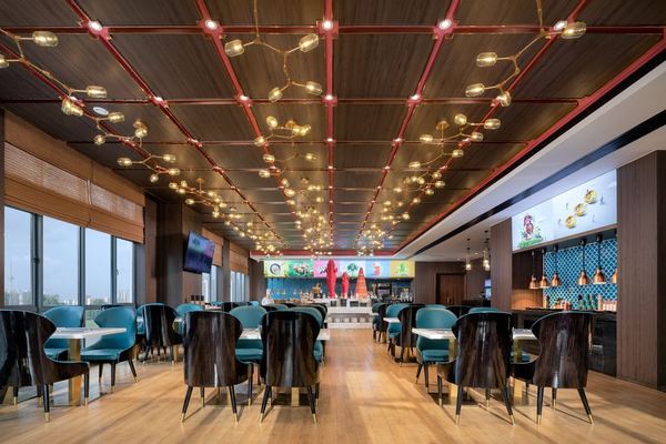高口碑酒店,可拆分用!湖南长沙金融中心戴斯温德姆酒店 新中式高空观景大床房2晚含双早套餐