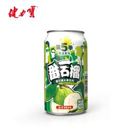 jianlibao健力宝第五季番石榴口味水果饮料310ml24罐整箱