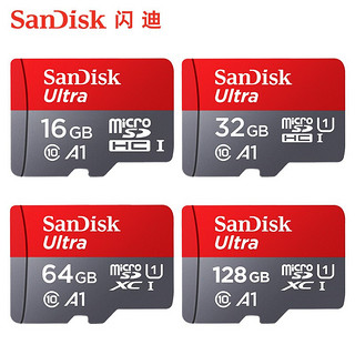 SanDisk 闪迪 至尊高速系列 SDQUNC Micro-SD存储卡 32GB（UHS-I、U1、A1）+高品质音乐1200首