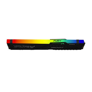 Kingston 金士顿 FURY Beast野兽系列 DDR5 5200MHz RGB 台式机内存 灯条 黑色 8GB KF552C40BBA-8