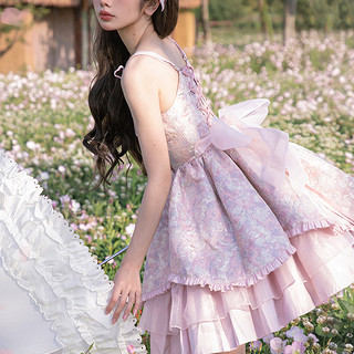 URtto Lolita洛丽塔 公主风 月下十字 女士JSK无袖连衣裙 花色 S