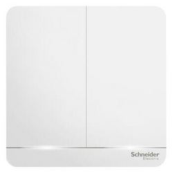 Schneider Electric 施耐德电气 施耐德 绎尚系列 带LED灯单控16A开关 白色 二开