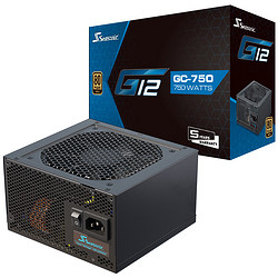 Seasonic 海韵 G12 GC-750 台式电脑电源 额定750W 金牌非模组