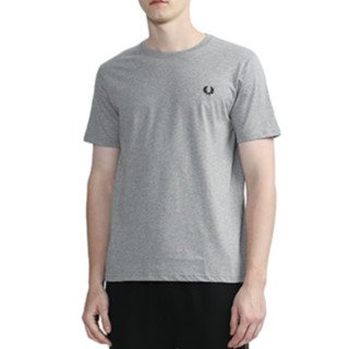 FRED PERRY 佛莱德·派瑞 男士圆领短袖T恤 FPXTEM1600XMI 灰色 XXL