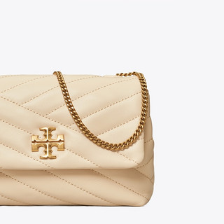 TORY BURCH 汤丽柏琦 KIRA系列 CHEVRON 女士迷你手袋 90460 奶油白 迷你