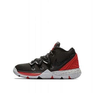 NIKE 耐克 Kyrie 5 大童篮球鞋 AQ2458-600 黑红白 28