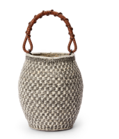 LOEWE 罗意威 纸和牛皮革 Jiseung Bucket 手袋