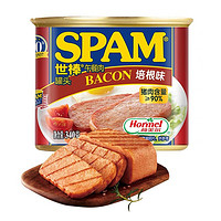 SPAM 世棒 午餐肉罐头 培根口味 340g