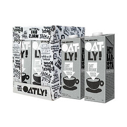 OATLY 噢麦力 咖啡大师燕麦饮燕麦露咖啡伴侣植物蛋白饮料1L整箱装