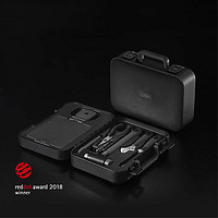 MIIIW 米物（MIIIW）工具箱 6+2实用工具 多层套装 多功能手动家用五金工具适用车载随车 黑色