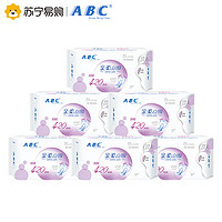 ABC 卫生巾夜用加长甜睡系列420mm*3片*6包 K89