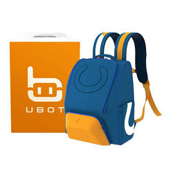 UBOT 优博 UB007 抗菌减压护脊书包 pro版 蓝黄色 20-35L