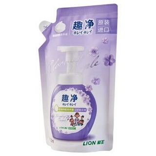 LION 狮王 趣净洗手液补充装 沁妍紫花香 200ml