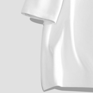 GLM 男女款圆领短袖T恤 20220609 白色 M