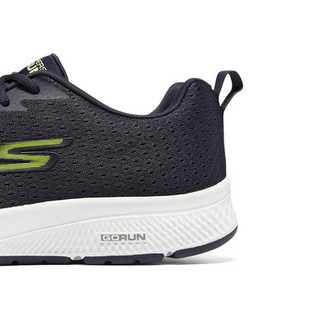 SKECHERS 斯凯奇 Go Run Consistent 男子跑鞋 220375/NVLM 海军蓝色/柠檬色 43.5