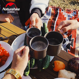 Naturehike 餐具钛杯纯钛碗野营折叠水杯便携式露营雪拉碗