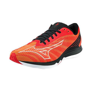 Mizuno 美津浓 Wave Shadow 5 男子跑鞋 J1GC213033 橙色/黑色 41