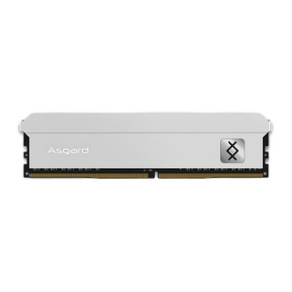Asgard 阿斯加特 弗雷系列 钛银甲 DDR4 3200MHz 台式机内存 马甲条 银色 8GB