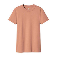 UNIQLO 优衣库 U系列 女士圆领短袖T恤 435193 亮橙色 XXXL