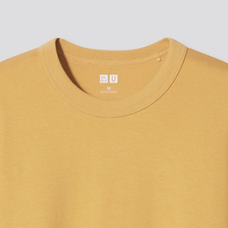 UNIQLO 优衣库 U系列 女士圆领短袖T恤 435193 鹅黄色 XS