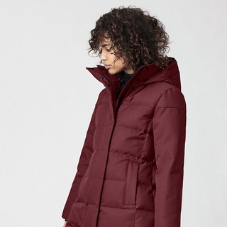 CANADA GOOSE 加拿大鹅 Annecy 女士中长款羽绒服 2588L 红色 2XS