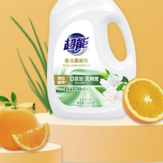 超能 香氛柔顺剂 2.68kg*2瓶 花漾栀子