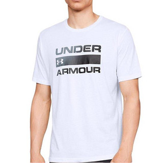 UNDER ARMOUR 安德玛 男子运动T恤 1329582-100 白色 L