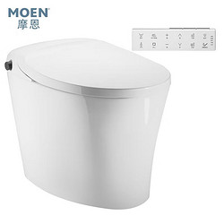 MOEN 摩恩 智能马桶一体机 双感应脚触离座冲水 泡泡防溅 抗菌除臭 配遥控器无水箱马桶智能坐便器 305坑距