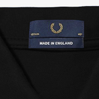 FRED PERRY 佛莱德·派瑞 M12系列 男士短袖POLO衫 FPXPODM12XXXM-BKG 黑色 38