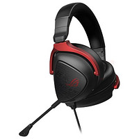 ROG 玩家国度 棱镜S 标准版 耳罩式头戴式降噪有线游戏耳机 黑红色