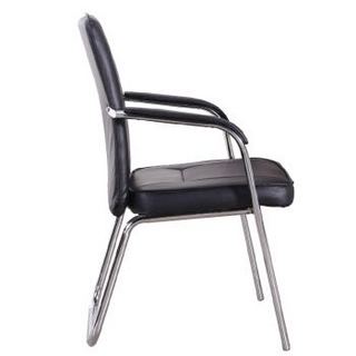 奈高 办公家具电脑椅会议椅职员椅全支撑弓形椅黑色