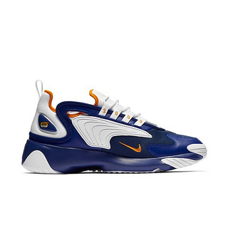 NIKE 耐克 Zoom 2K 男子跑鞋 AO0269-400 白蓝金 42