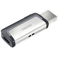 SanDisk 閃迪 SDDDC2-128G-Z46 USB 3.1 U盤 銀灰色 128GB USB-A/Type-C雙口